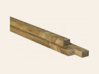 Geïmpregneerde panlat fijnbezaagd 20 × 45 mm