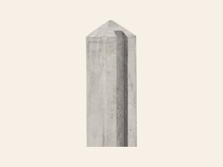 Betonpalen grijs met Diamantkop
